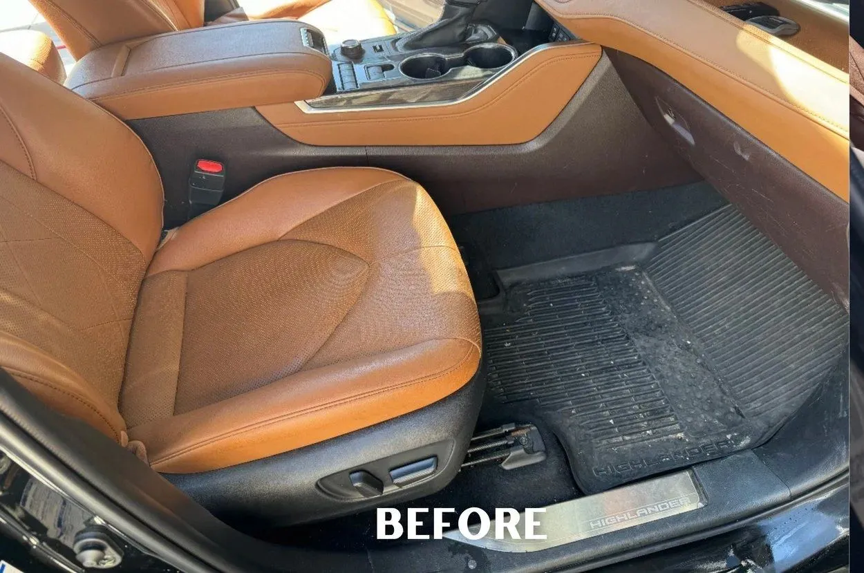 Toyota Highlander — Full Cabin Refresh — before