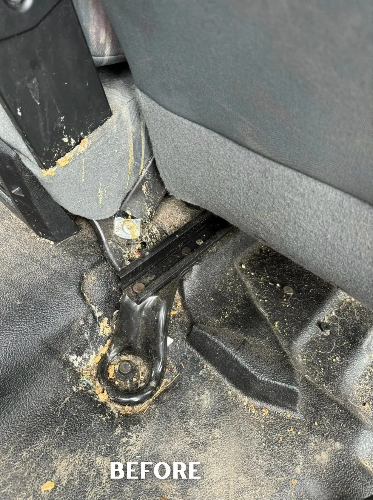 Seat Track & Mounting Detail — before