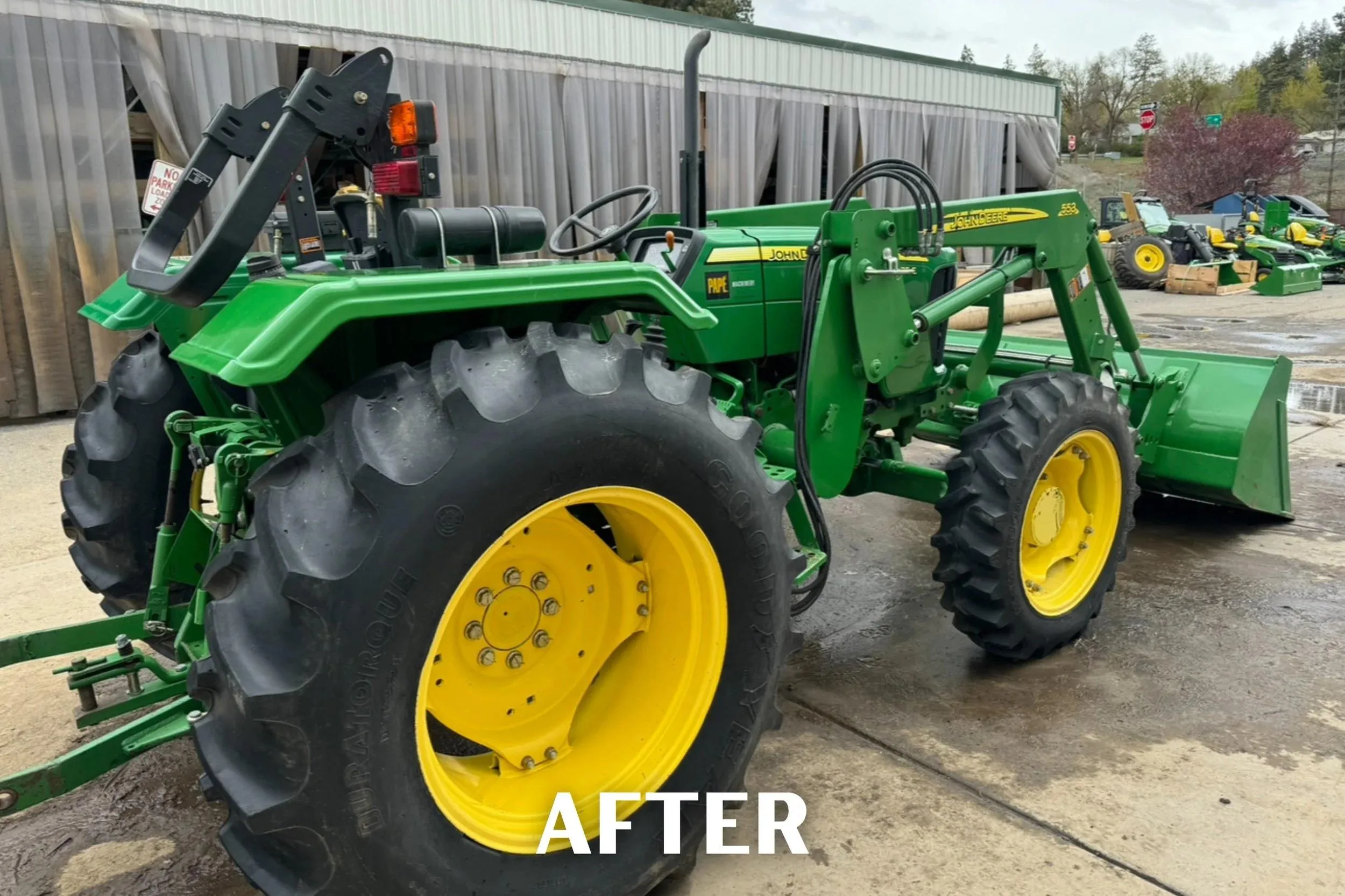 John Deere 5075E — Wheels & Undercarriage — after